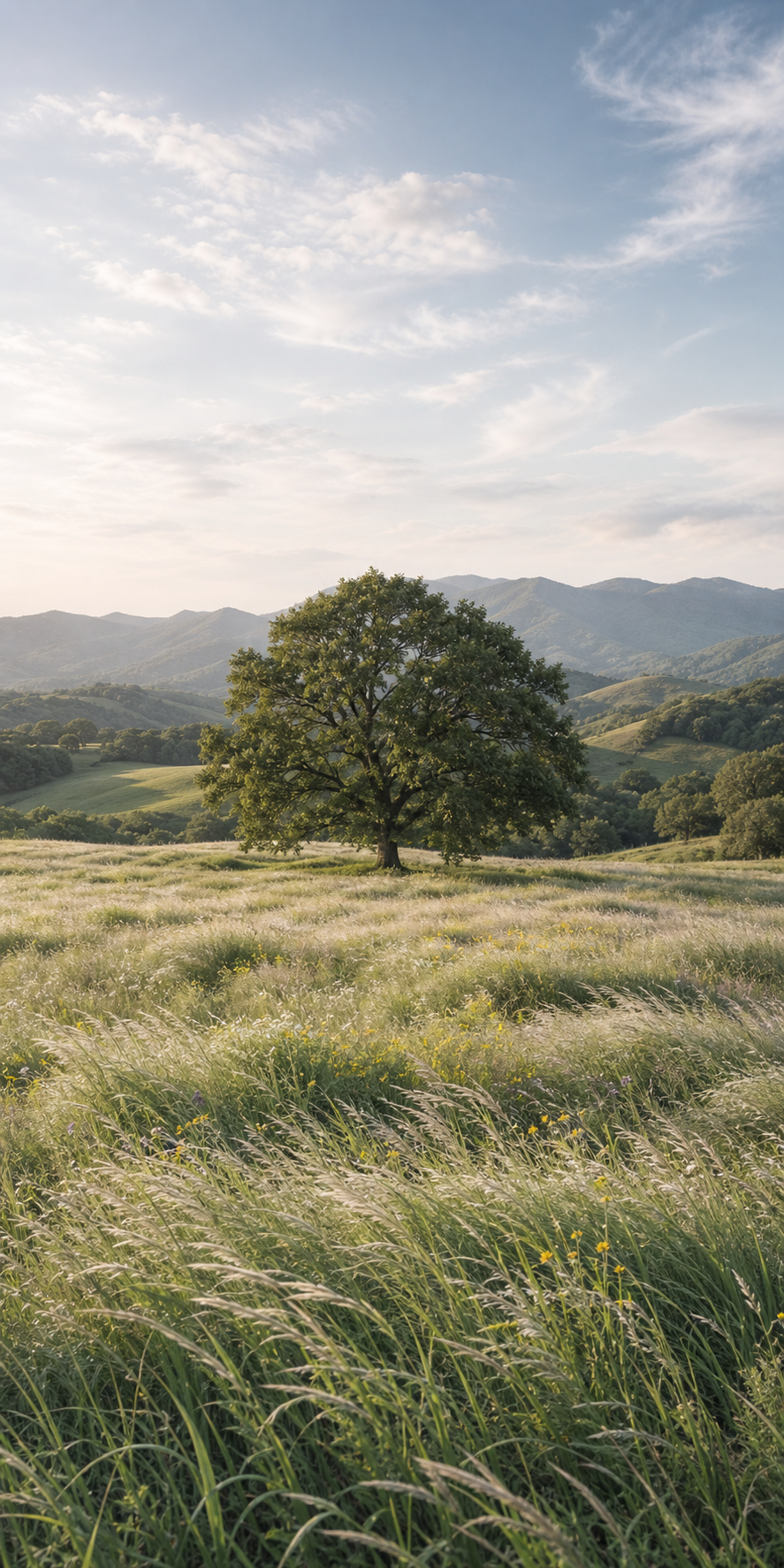 Grassland biome landscape