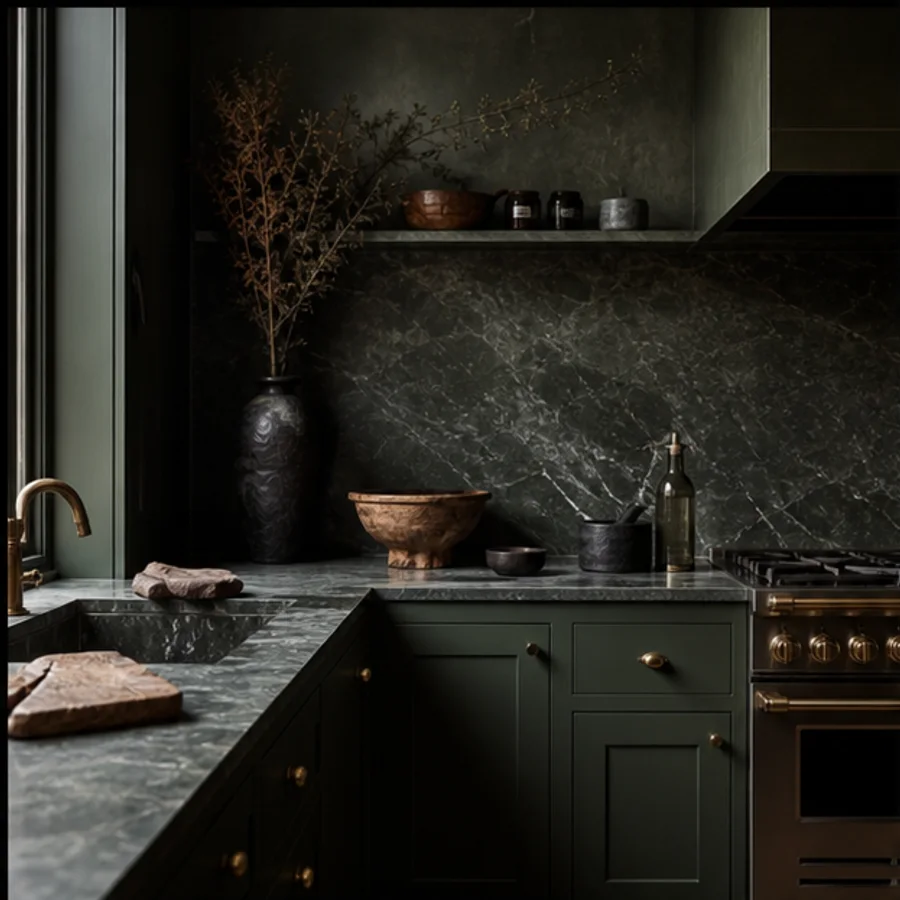 Moody Forest kitchen inspiration