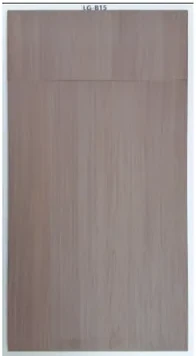 Warm Mineral Grey slab cabinet door