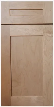 Natural Wood shaker cabinet door