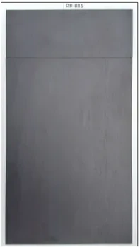 Matte Black slab cabinet door
