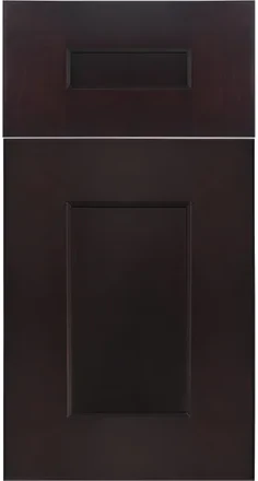 Espresso shaker cabinet door