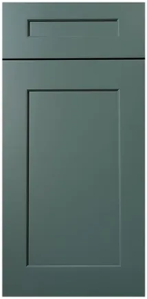 Sage Green shaker cabinet door