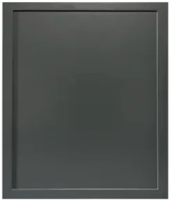 Cold Black slim shaker cabinet door
