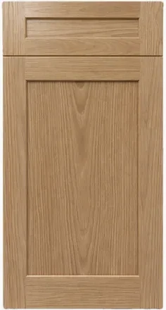White Oak shaker cabinet door