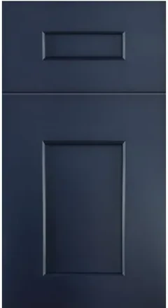 Deep Blue shaker cabinet door