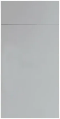 Dusky Grey slab cabinet door