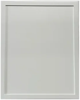Simply White slim shaker cabinet door