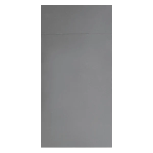 Dark Ash slab cabinet door