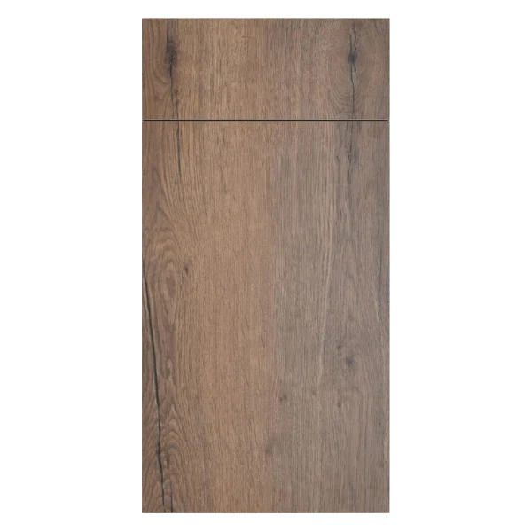 Dark Grain slab cabinet door