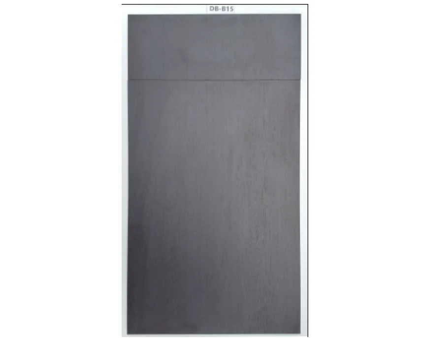 Matte Black slab cabinet door