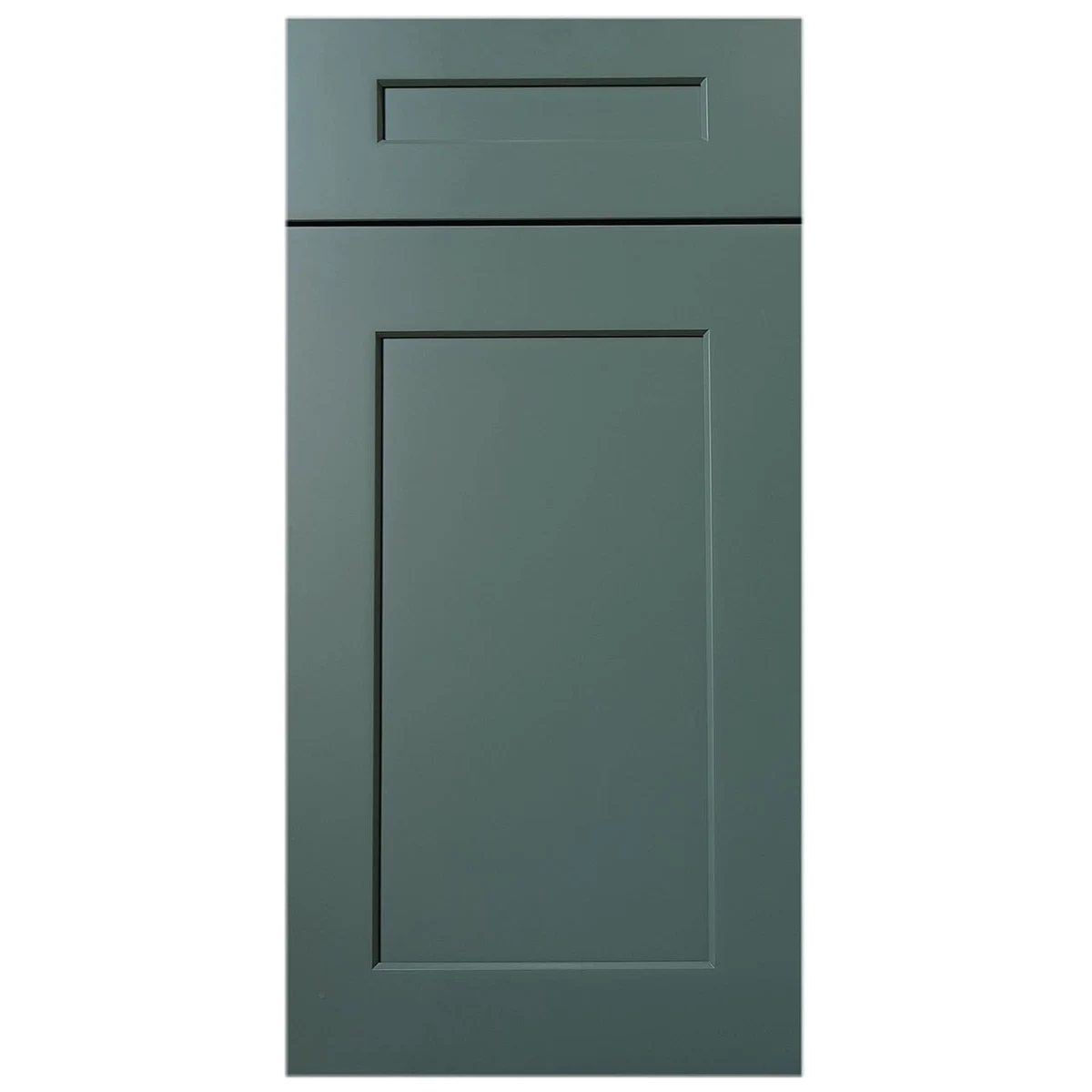 Sage Green shaker cabinet door