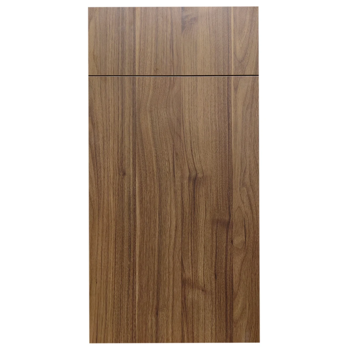 Walnut slab cabinet door