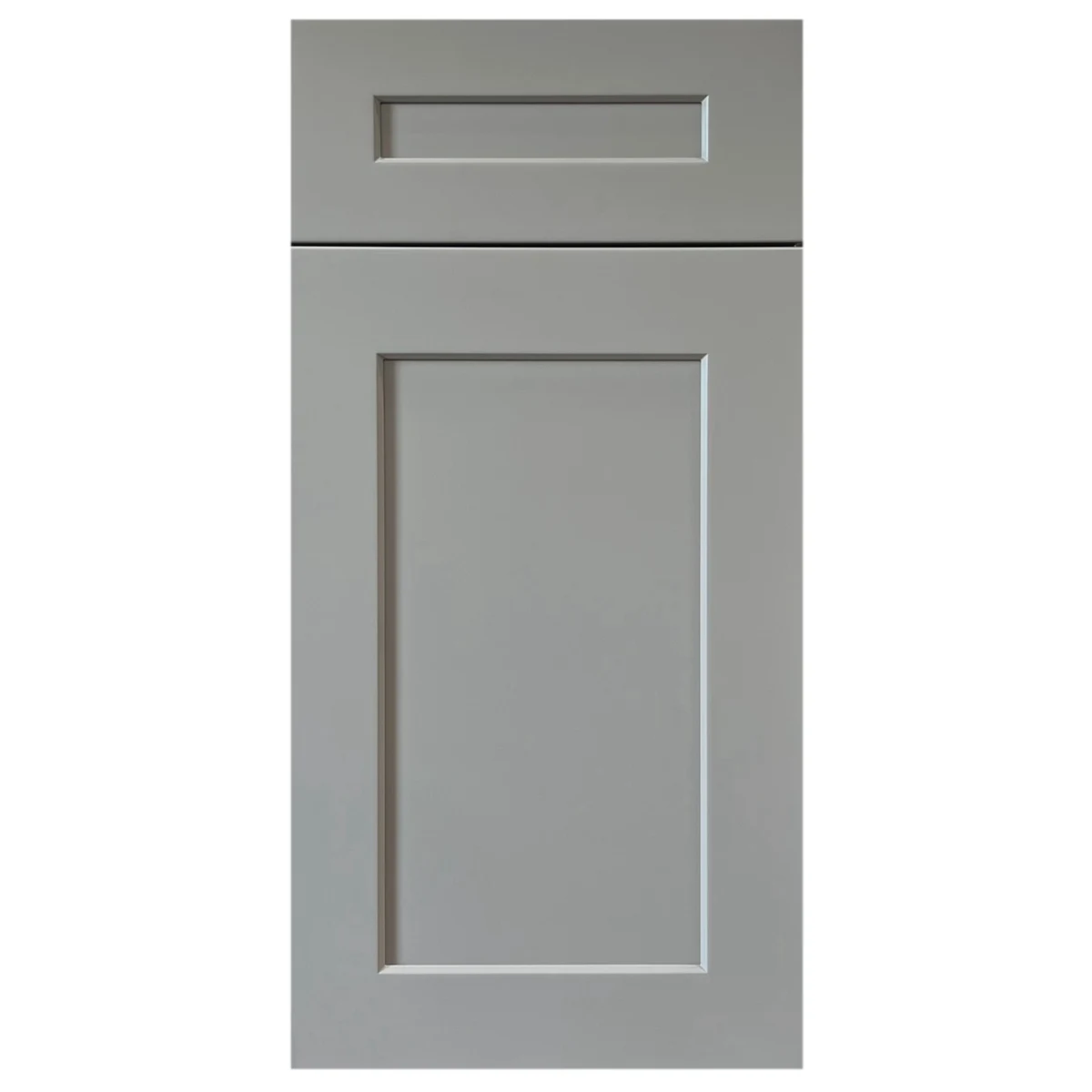 Lava Grey shaker cabinet door