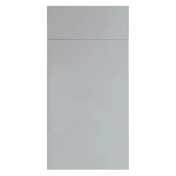 Dusky Grey slab cabinet door
