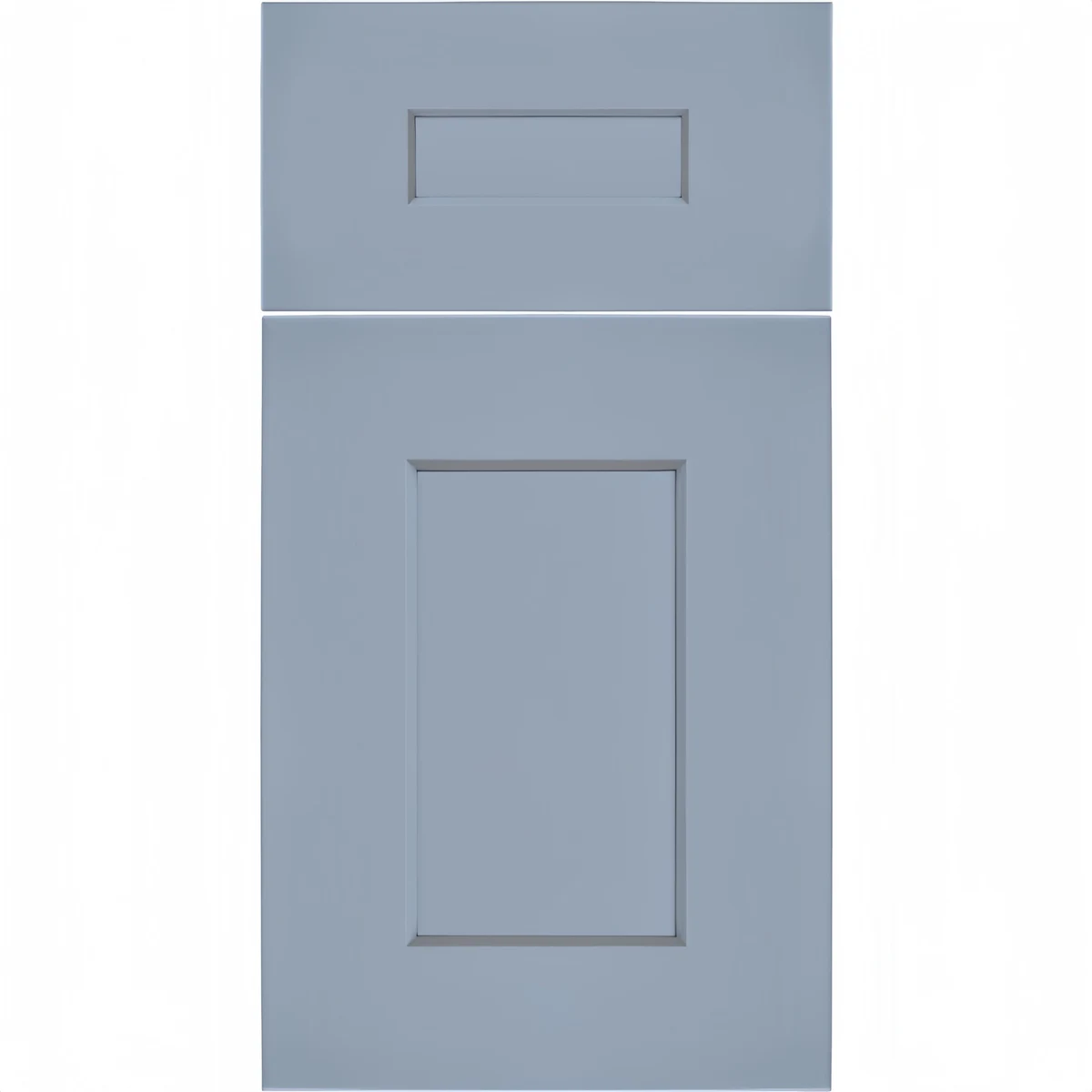 Cool Grey shaker cabinet door