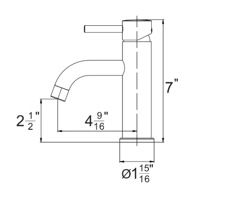 FC-22301QT(MB) (Pop up drain not included), view 2