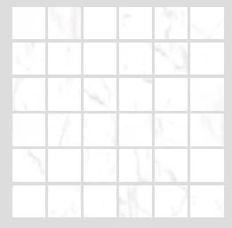 TL-LB10H Mos Square-Venato Bianco Satin (H), view 1