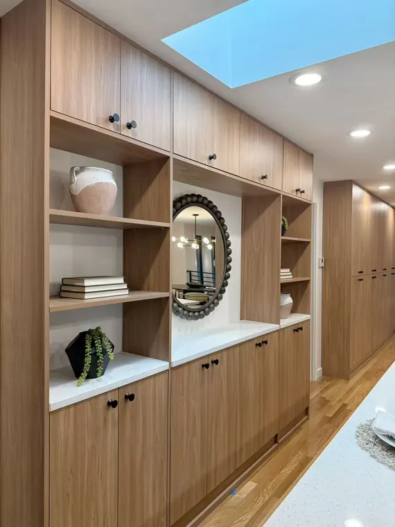Completed kitchen or home project featuring Kanas Oak