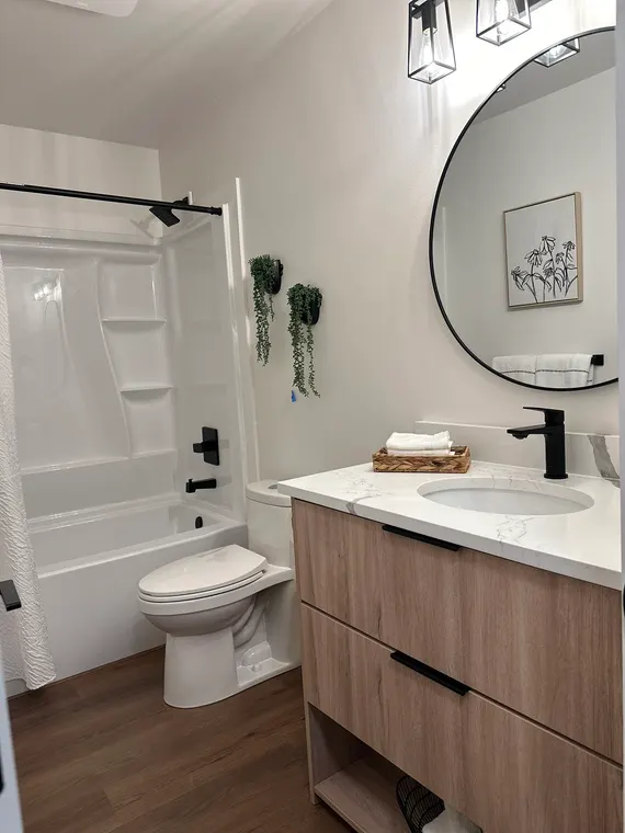 Completed kitchen or home project featuring Light Grain