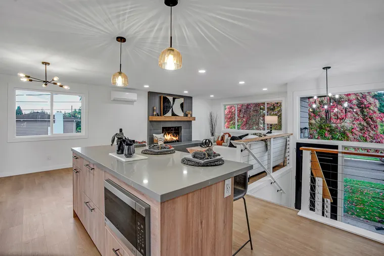 Completed kitchen or home project featuring Light Grain
