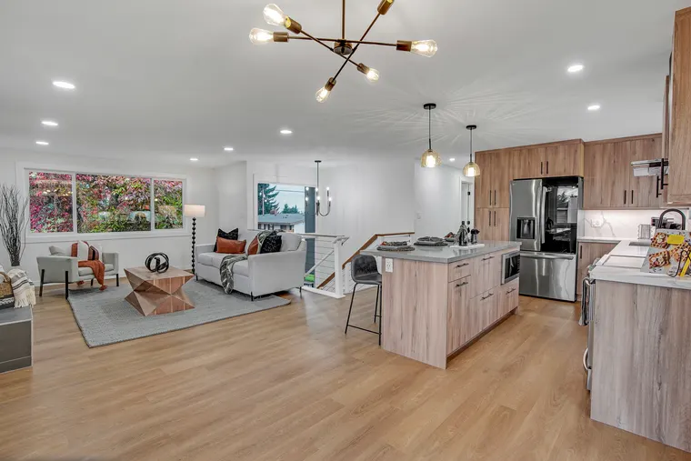Completed kitchen or home project featuring Light Grain