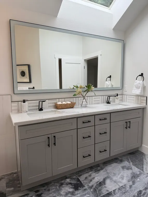Completed kitchen or home project featuring Grey Shaker, Lava Grey