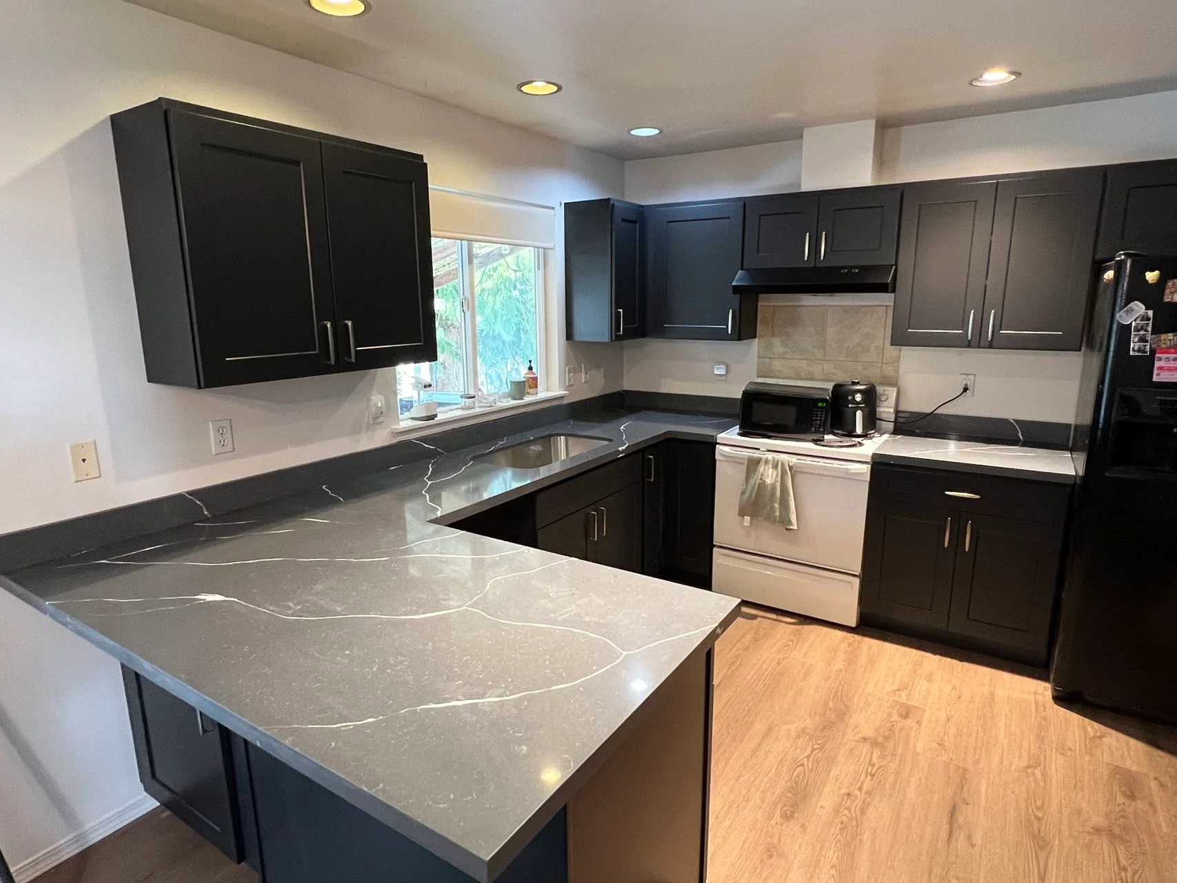 Charcoal Shaker Project completed interior