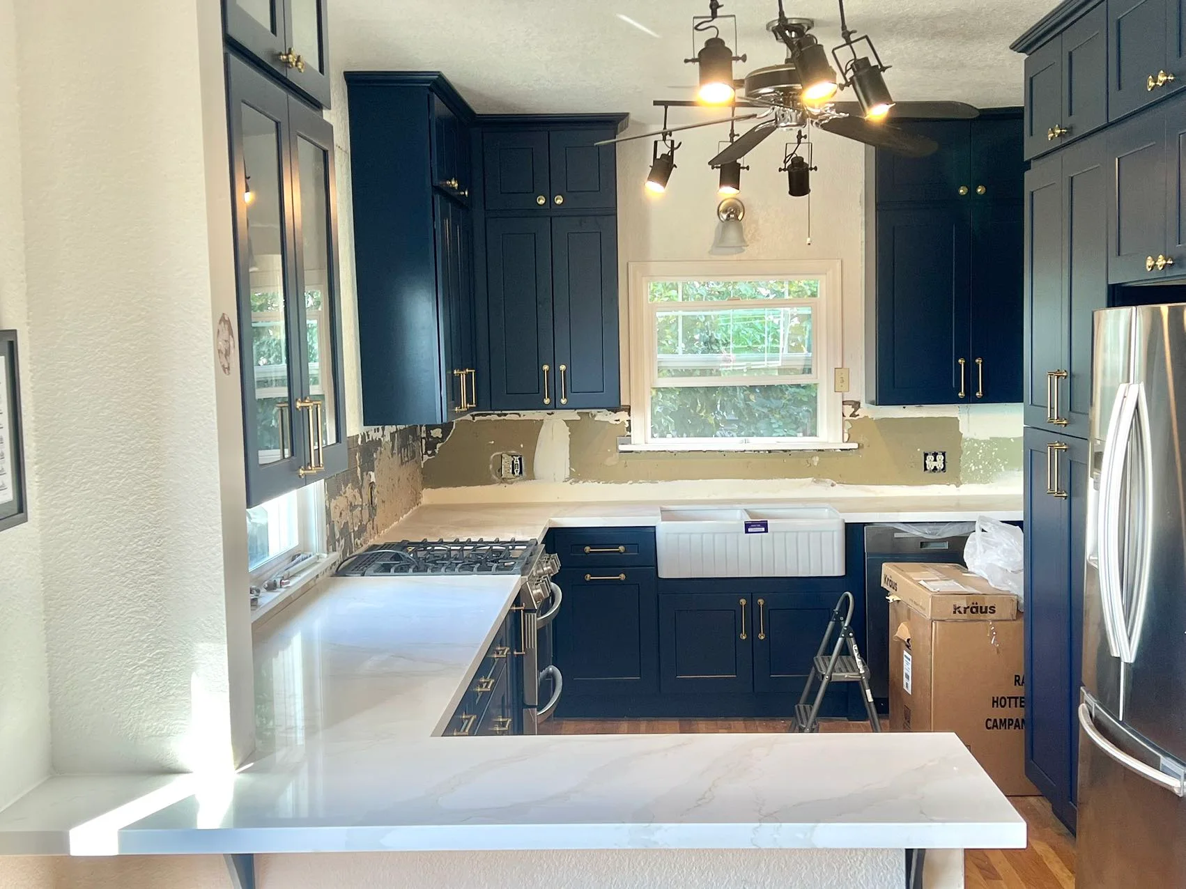 Blue Shaker Project completed interior