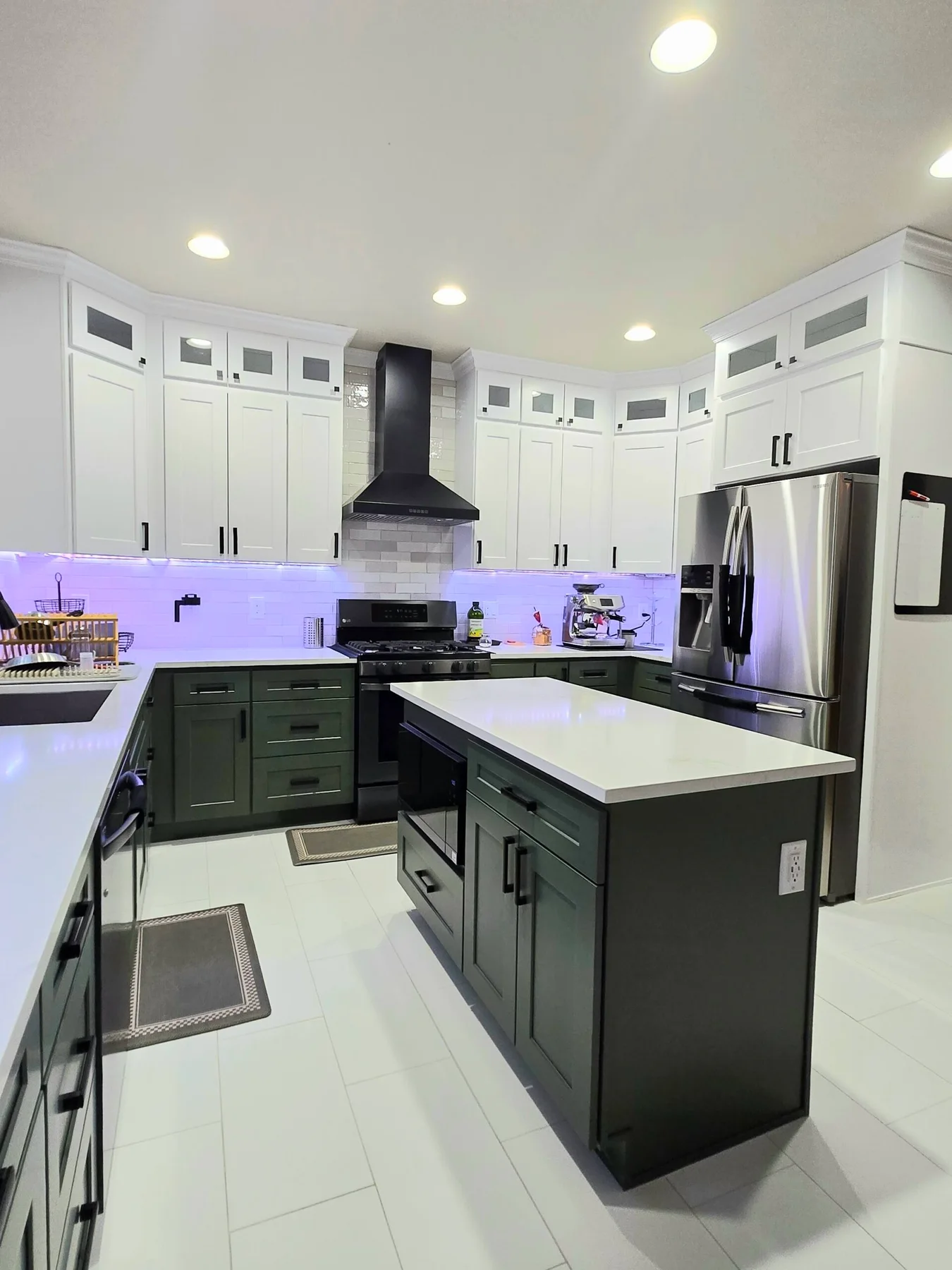 White Shaker Project completed interior