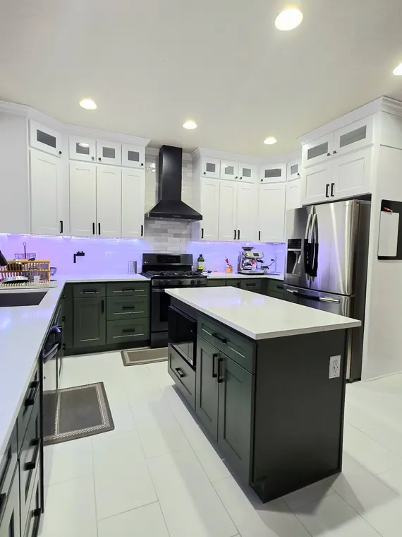 Completed kitchen or home project featuring White Shaker