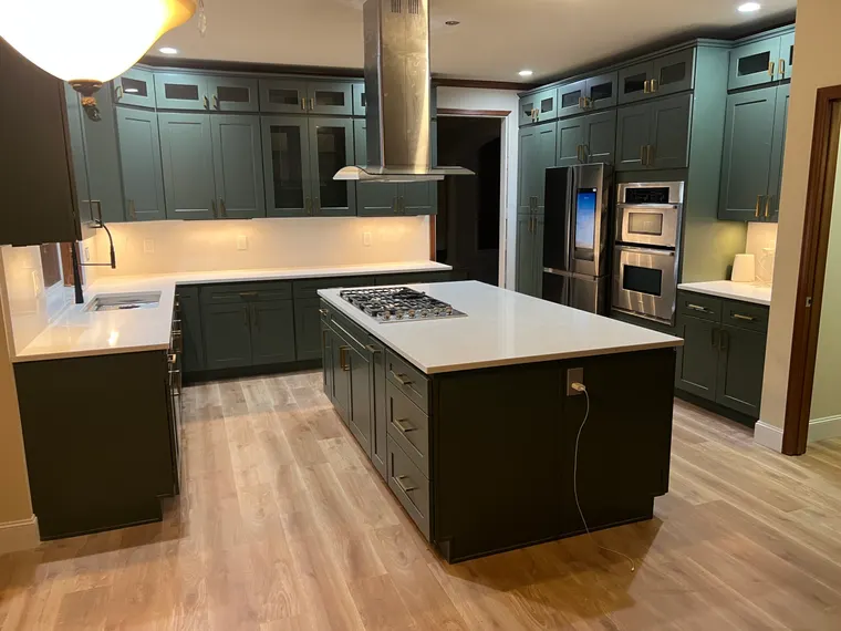 Completed kitchen or home project featuring Mega Sage