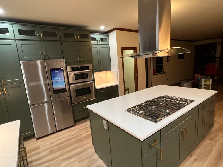 Completed kitchen or home project featuring Mega Sage