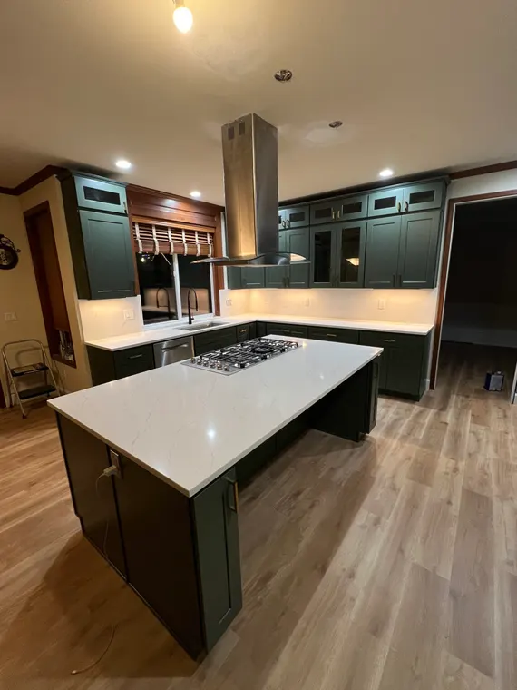 Completed kitchen or home project featuring Mega Sage
