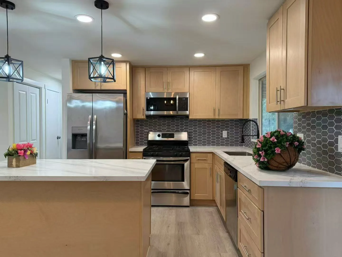 Natural Shaker Project completed interior