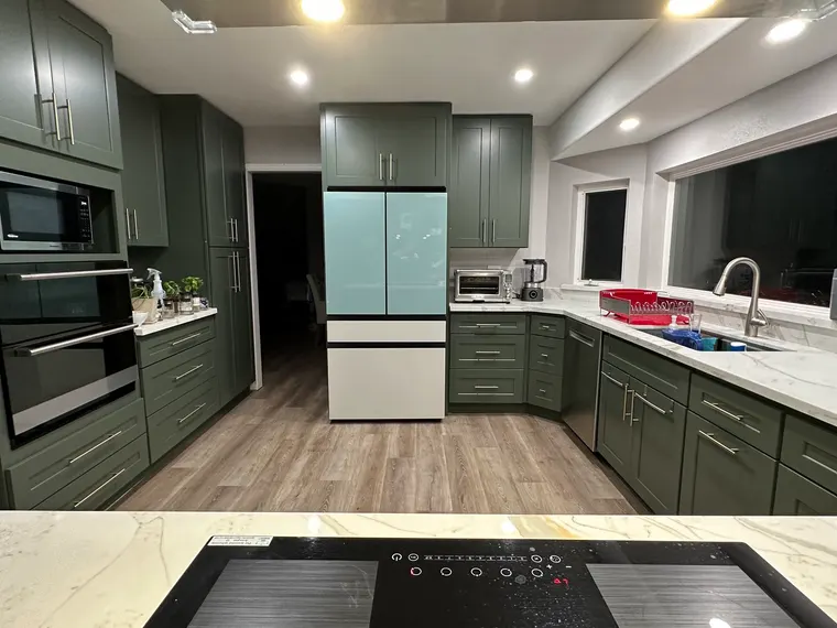 Completed kitchen or home project featuring Mega Sage