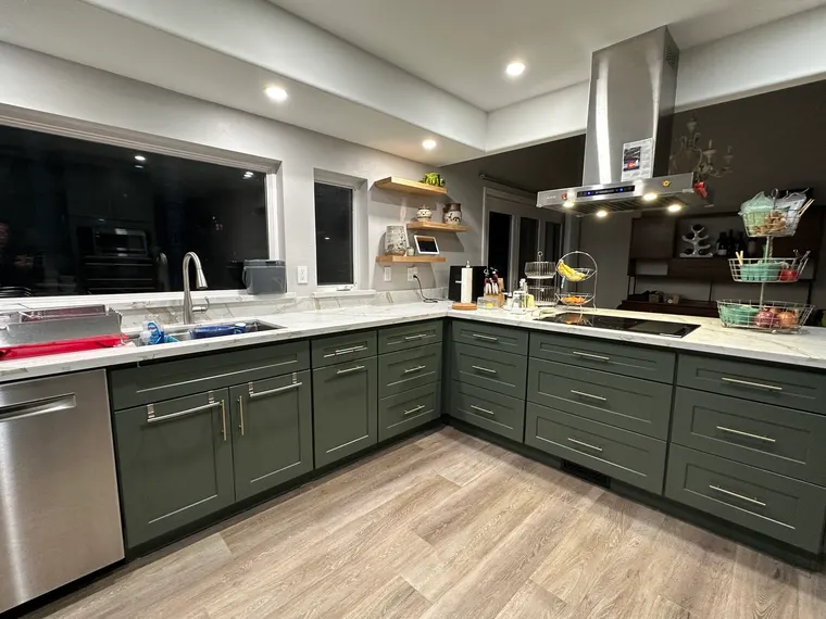 Completed kitchen or home project featuring Mega Sage