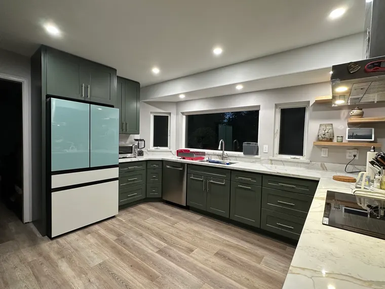 Completed kitchen or home project featuring Mega Sage