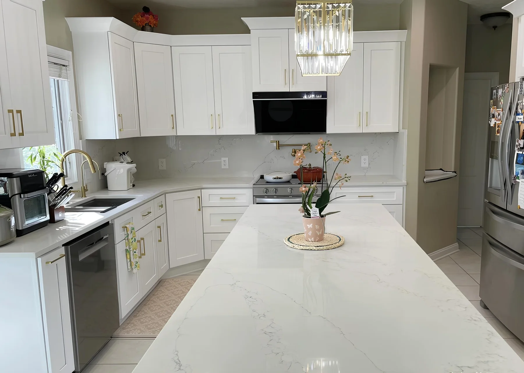 White Shaker Project completed interior
