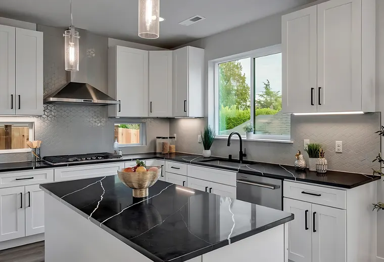 Completed kitchen or home project featuring White Shaker