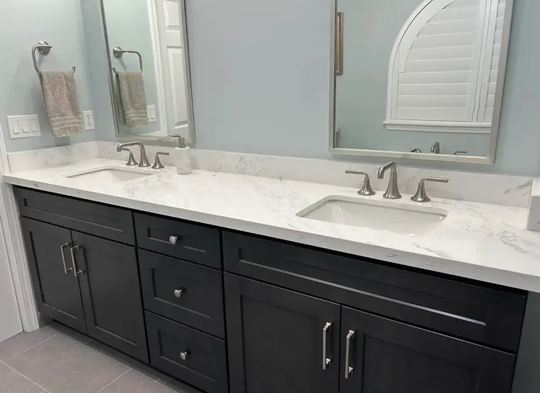 Completed kitchen or home project featuring Charcoal Shaker