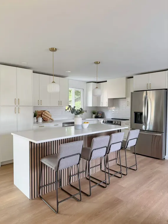 Completed kitchen or home project featuring Slim Simply White