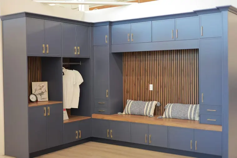 Completed kitchen or home project featuring Slim Night Blue