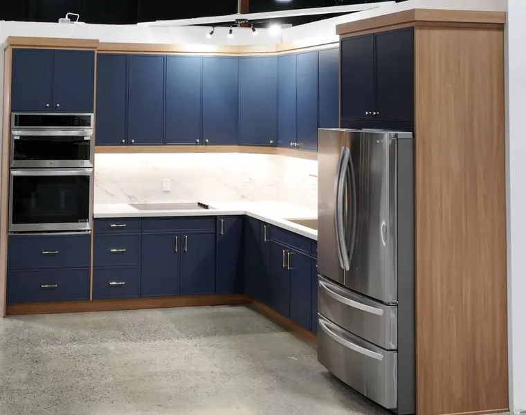Completed kitchen or home project featuring Slim Night Blue