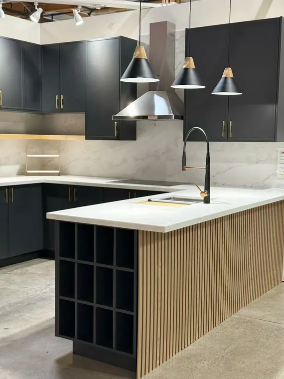 Completed kitchen or home project featuring Slim Cold Black