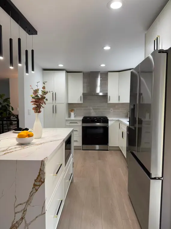 Completed kitchen or home project featuring Slim Simply White
