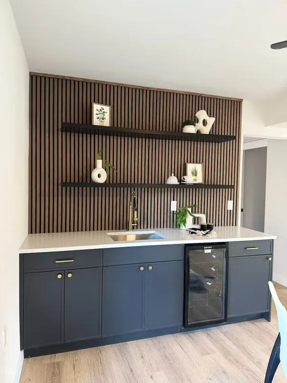 Completed kitchen or home project featuring Slim Cold Black