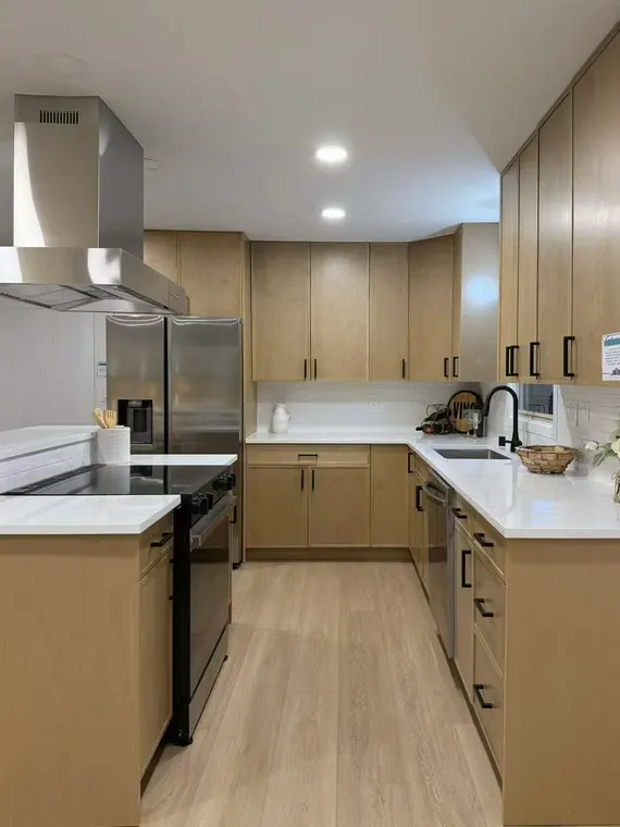 Completed kitchen or home project featuring Slim Natural Ash