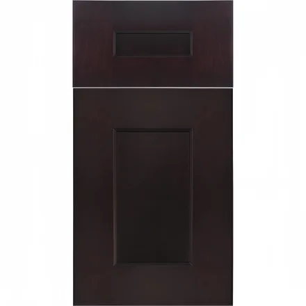 Espresso shaker cabinet door