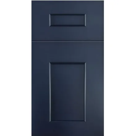 Deep Blue shaker cabinet door